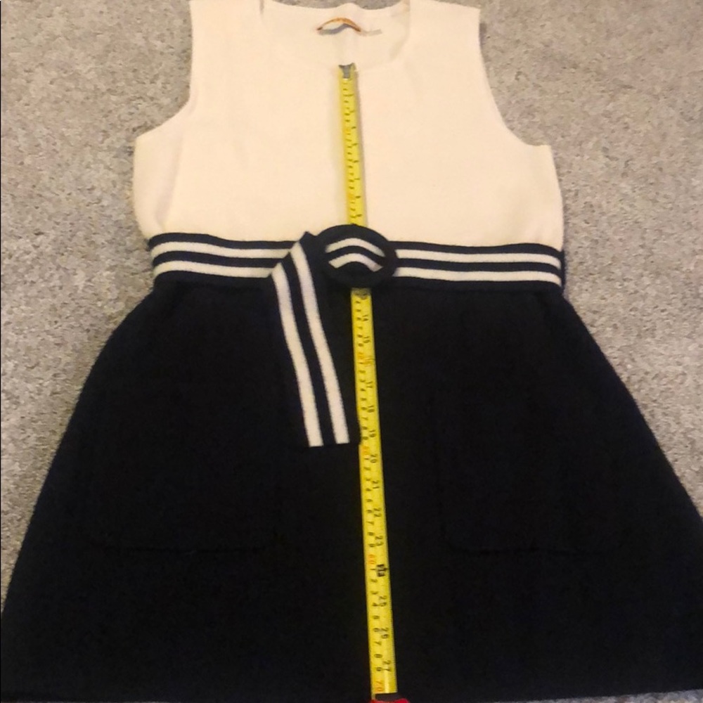 Alice + Olivia 100% Merino Wool Color Block Dress - Picture 7 of 8